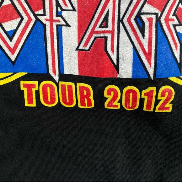 Def Leppard Rock of Ages Tour 2012 T Shirt - Medium - Picture 6 of 9